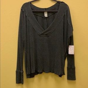 NWT Free People Black Top